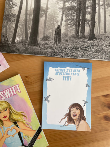 Things I’ve Been Needing To Do Since 1989 Taylor Swift Notepad