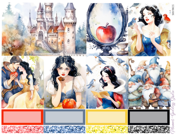 Snow Princess Sticker Kit