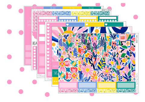 Bright Florals Sticker Kit