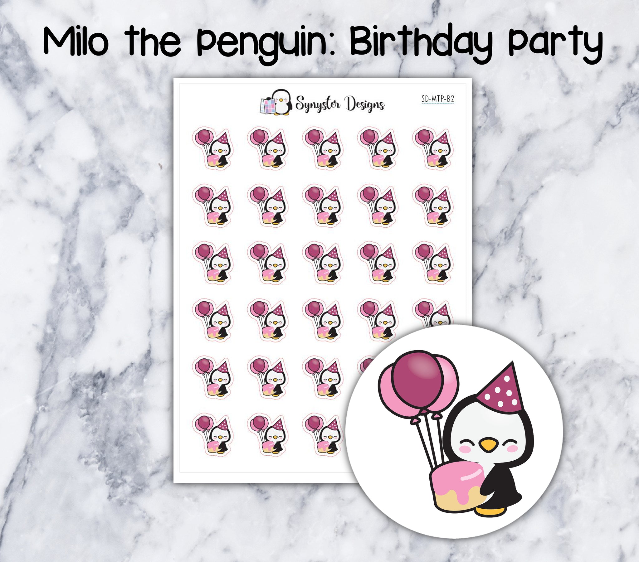Birthday Party Milo the Penguin