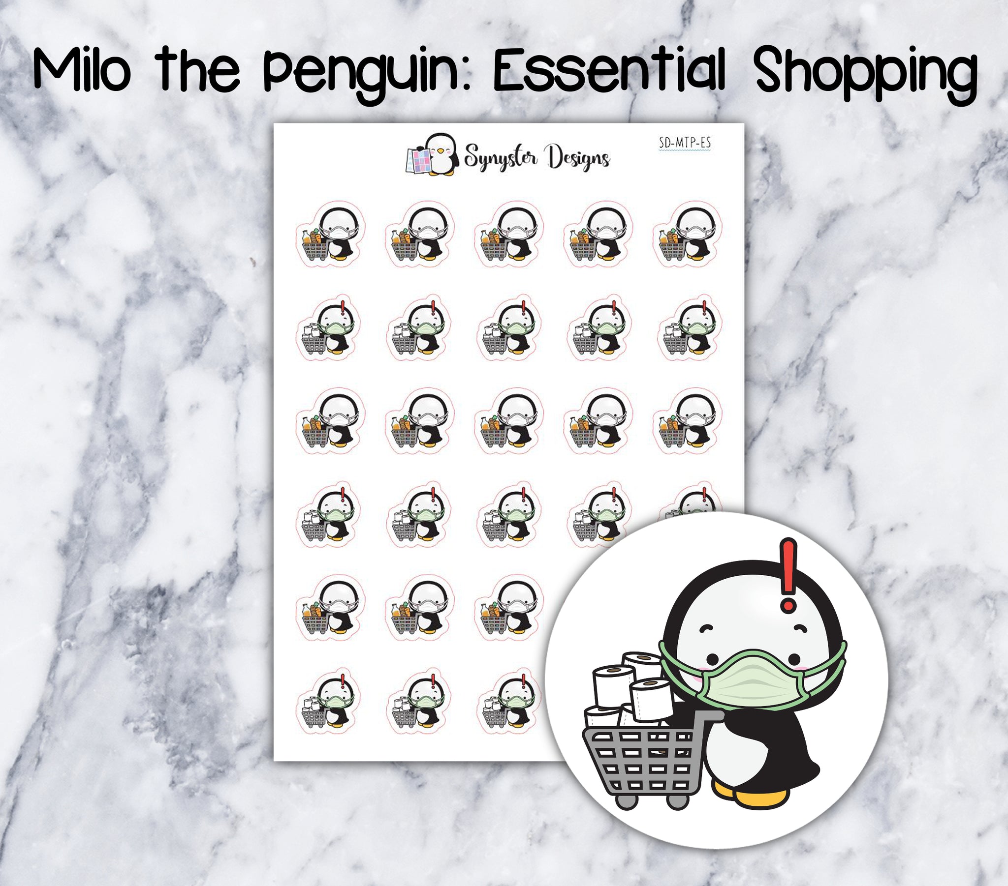 Essential Shopping Milo the Penguin
