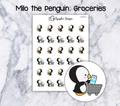 Groceries Milo the Penguin