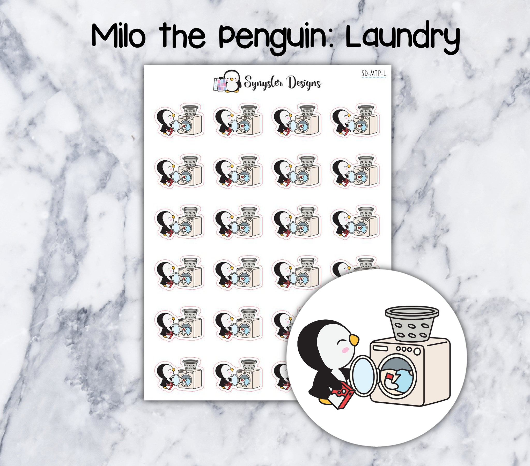 Laundry Milo the Penguin