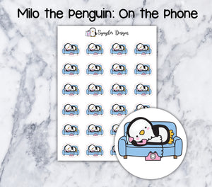 On the Phone Milo the Penguin