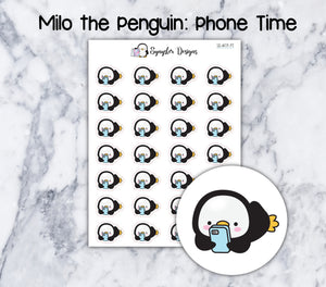 Phone Time Milo the Penguin