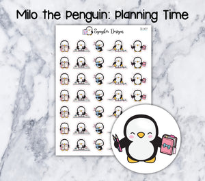 Planning Time Milo the Penguin