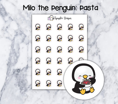 Pasta Milo the Penguin