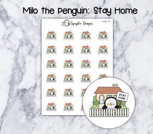 Stay Home Milo the Penguin