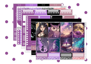 Purple Witch Sticker Kit