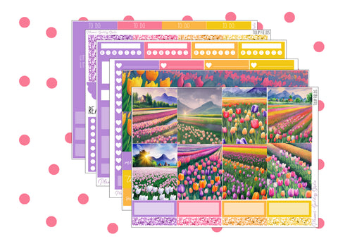 Tulip Fields Sticker Kit