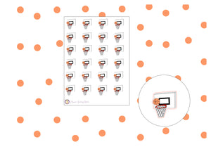 Basketball Sticker Sheet
