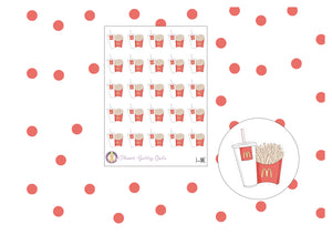 McDonalds Maccas Sticker Sheet
