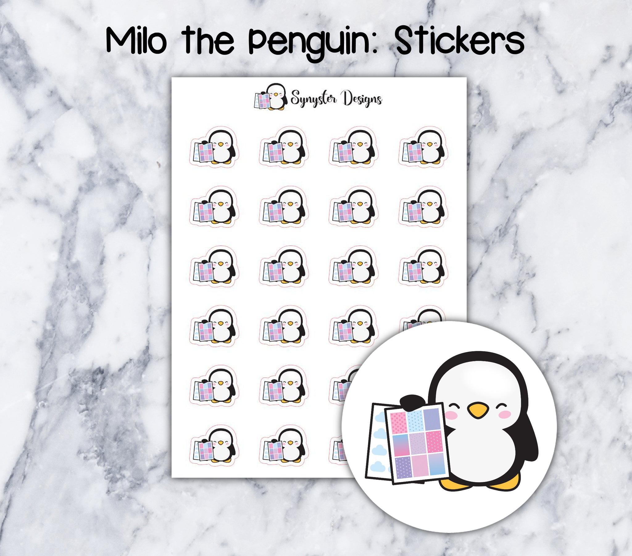 Stickers Milo the Penguin